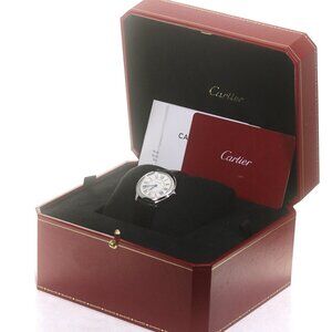 CARTIER Ronde Must de Cartier WSRN0030 Silver Dial Quartz Boy's Watch_867986